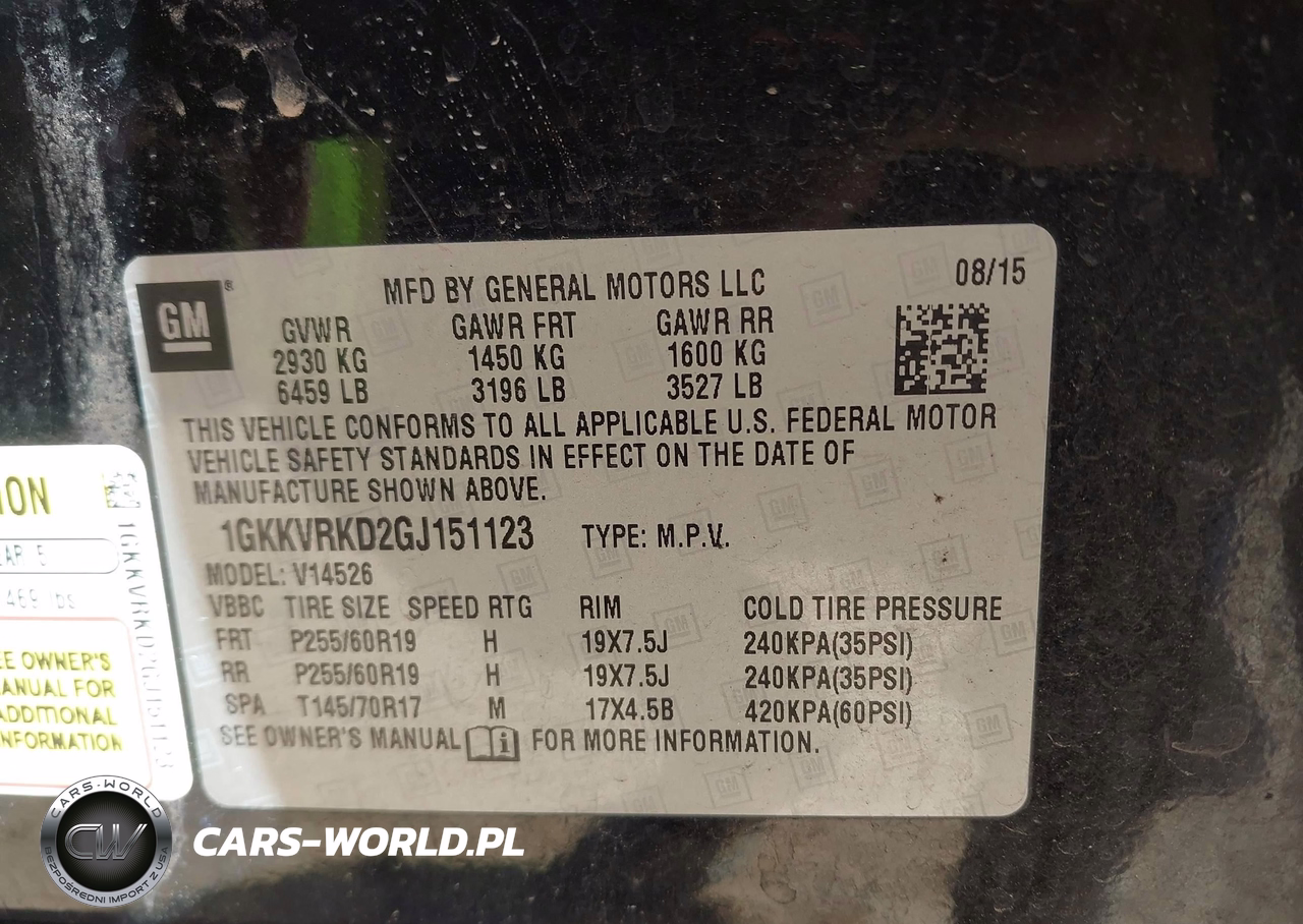 2016 GMC Acadia Slt-1 VIN:1GKKVRKD2GJ151123 - 9
