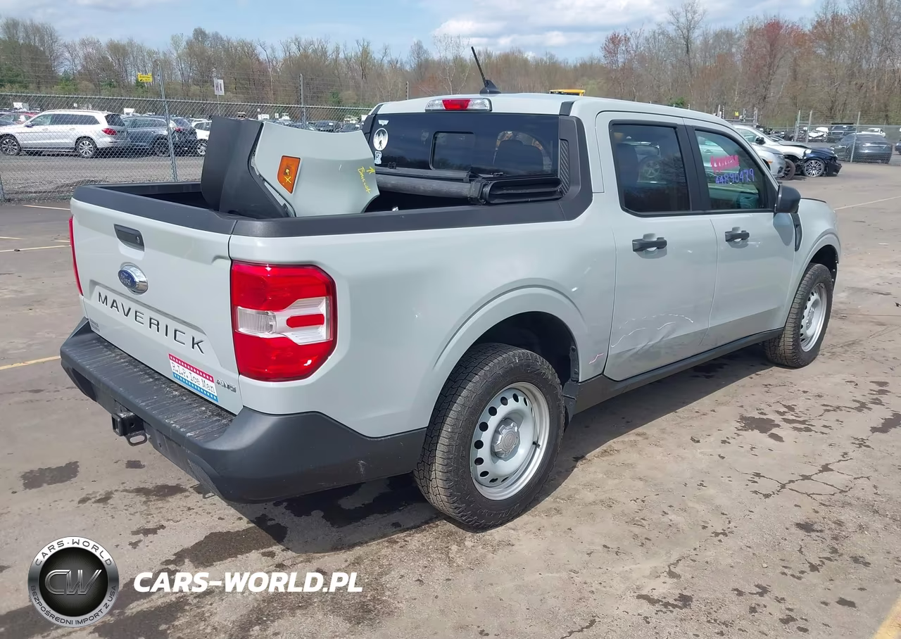 2022 Ford Maverick Xl VIN:3FTTW8F91NRA25061 - 4