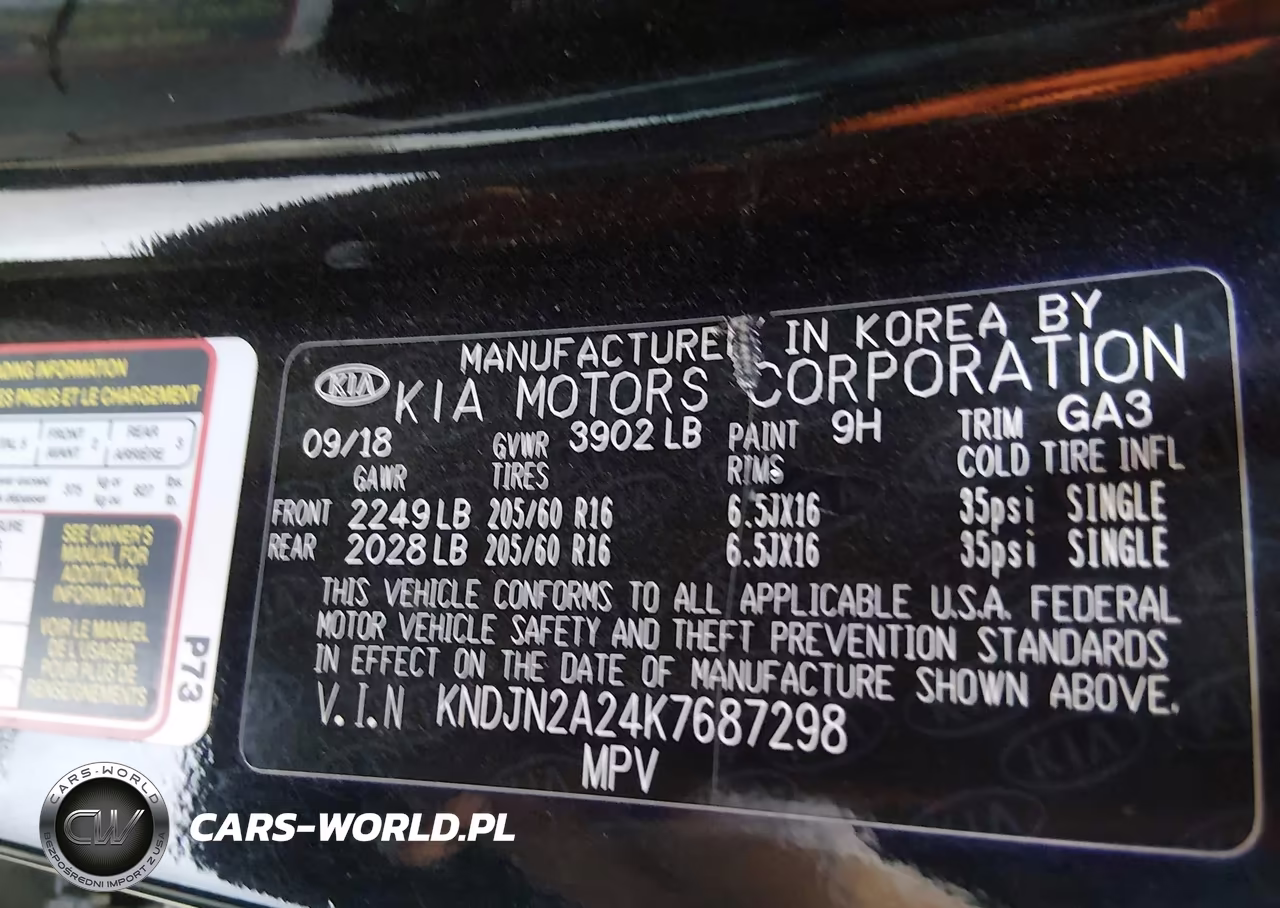 2019 Kia Soul ! VIN:KNDJN2A24K7687298 - 9