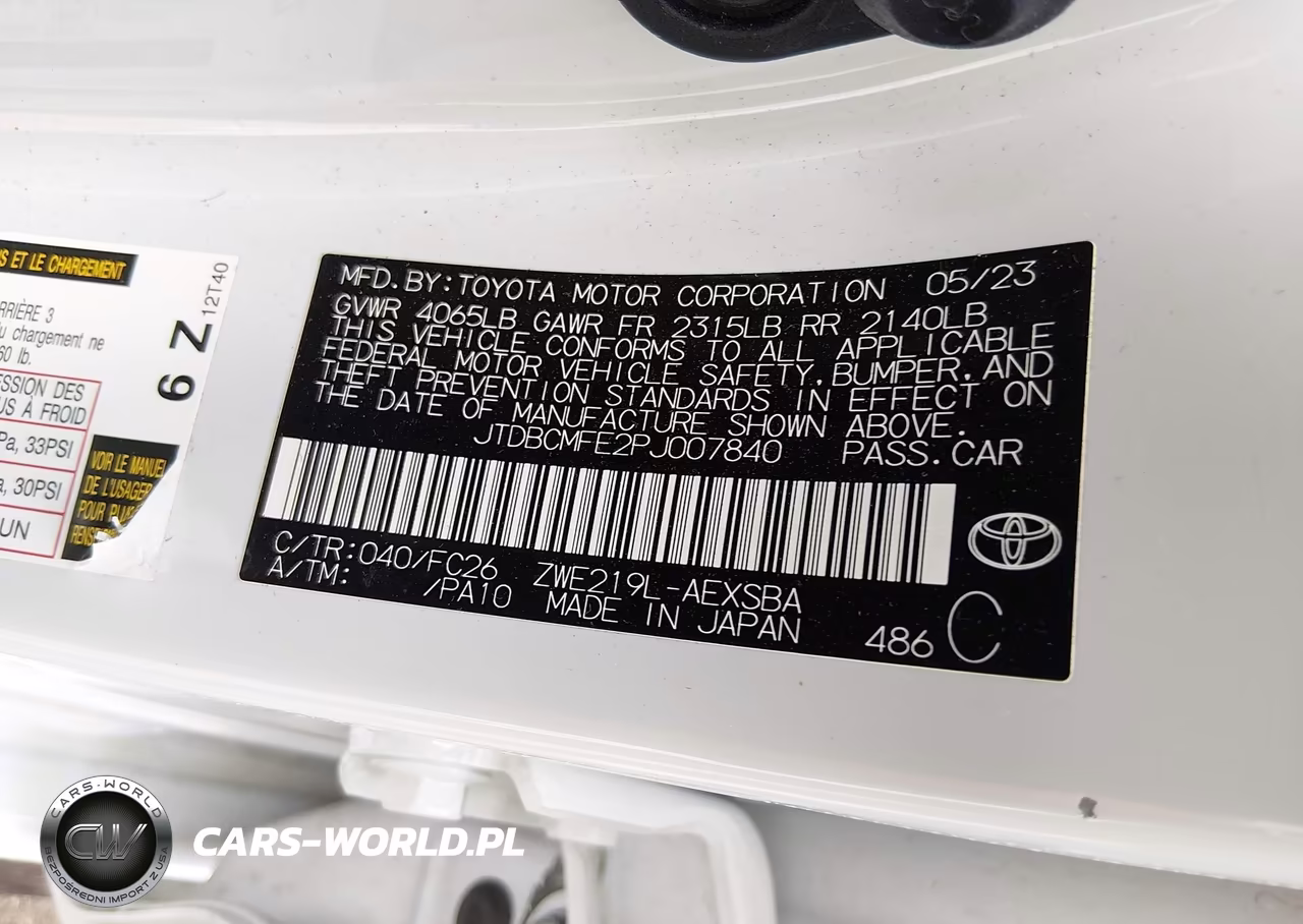 2023 Toyota Corolla Hybrid Se Infrared VIN:JTDBCMFE2PJ007840 - 9