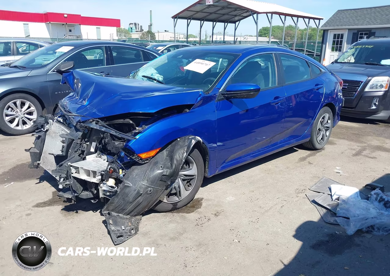2020 Honda Civic Lx VIN:2HGFC2F66LH589680 - 2