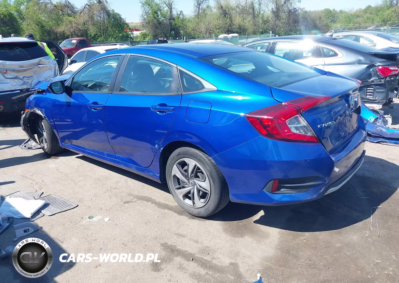 2020 Honda Civic Lx VIN:2HGFC2F66LH589680 - 3