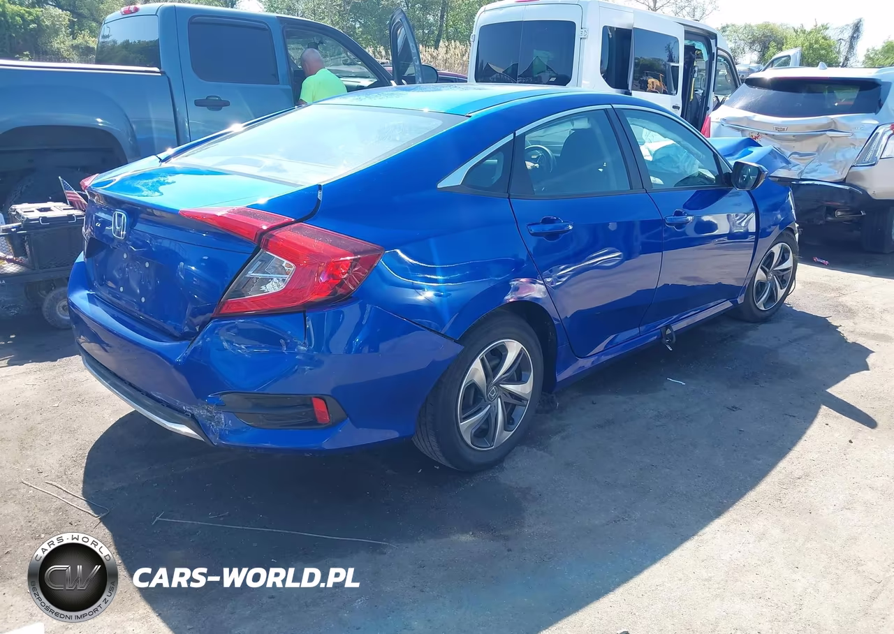 2020 Honda Civic Lx VIN:2HGFC2F66LH589680 - 4