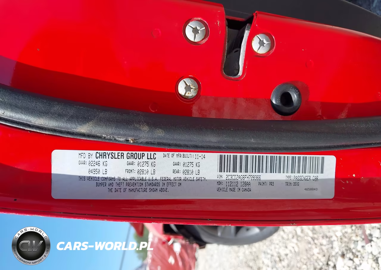 2015 Dodge Challenger Sxt VIN:2C3CDZAG6FH728366 - 9