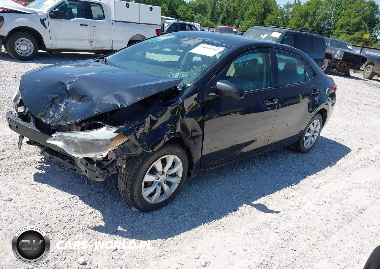 2016 Toyota Corolla Le VIN:5YFBURHEXGP548380 - 2