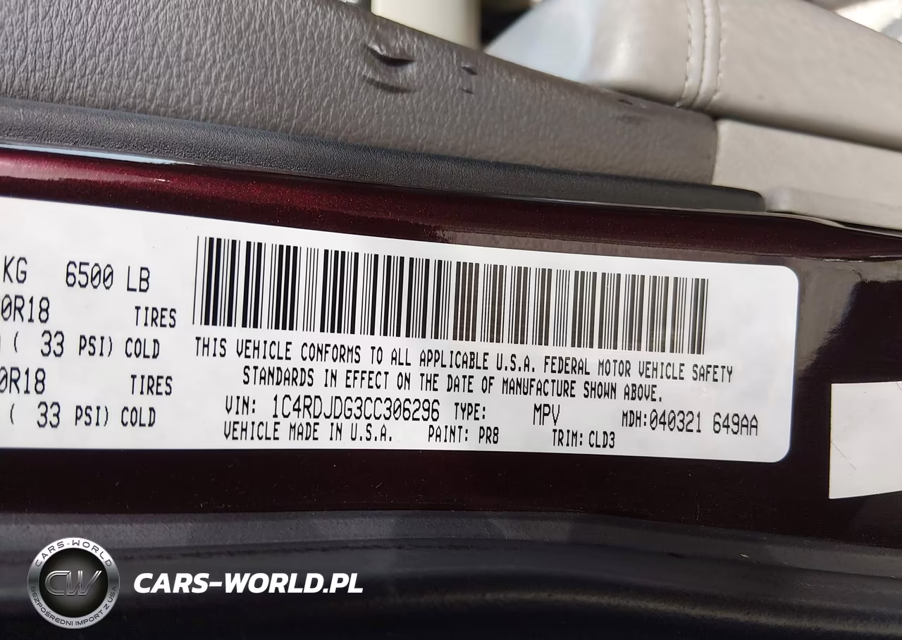 2012 Dodge Durango Crew VIN:1C4RDJDG3CC306296 - 9