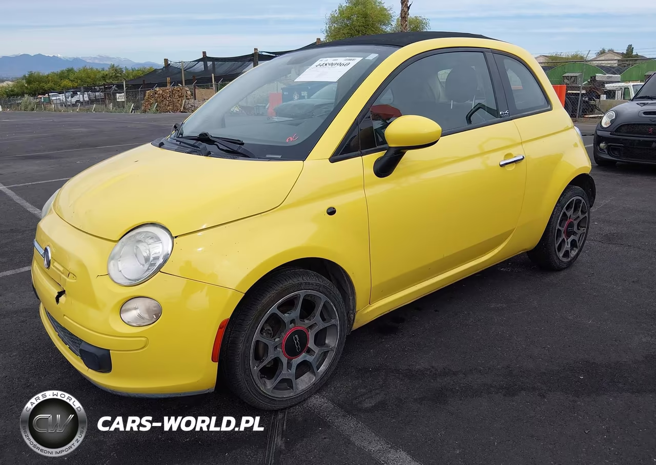 2012 Fiat 500C Pop VIN:3C3CFFDR1CT310273 - 2