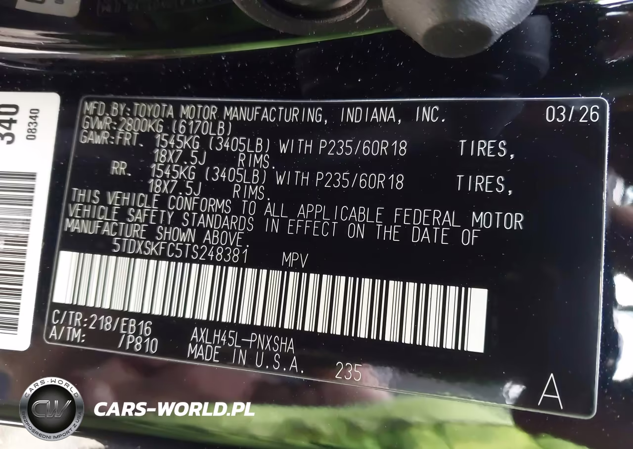 2026 Toyota Sienna Xse VIN:5TDXSKFC5TS248381 - 9