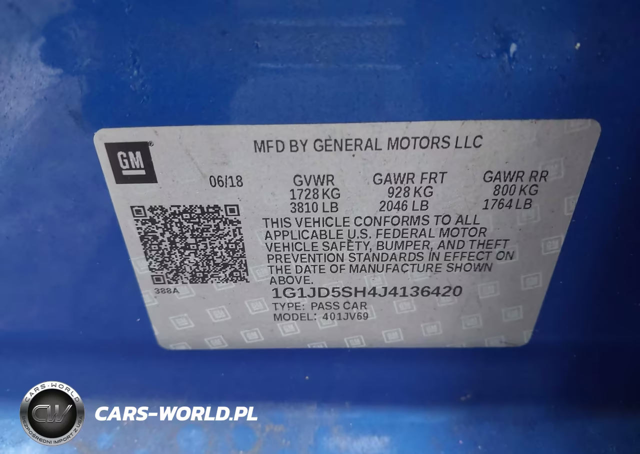 2018 Chevrolet Sonic Lt Auto VIN:1G1JD5SH4J4136420 - 9