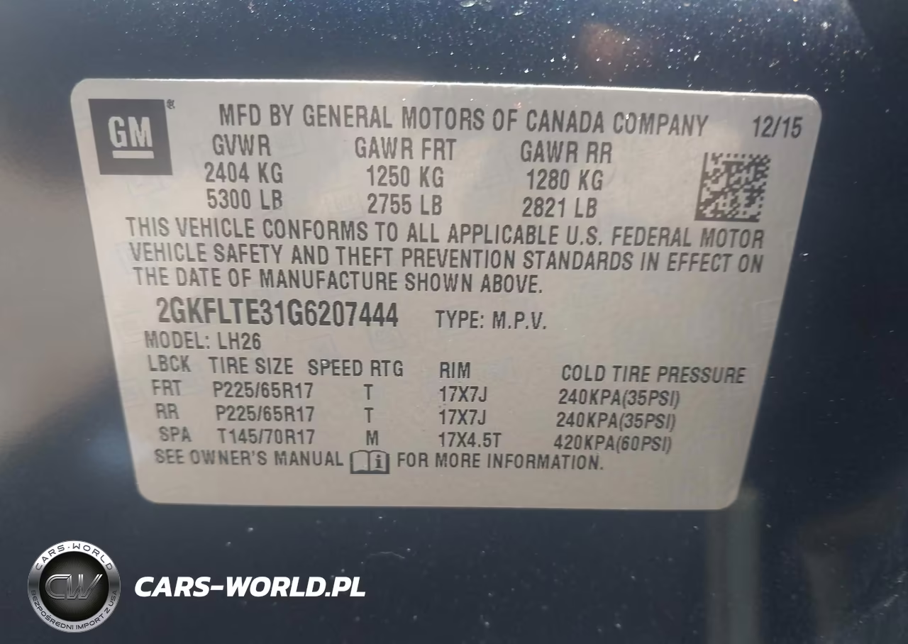 2016 GMC Terrain Sle-2 VIN:2GKFLTE31G6207444 - 9