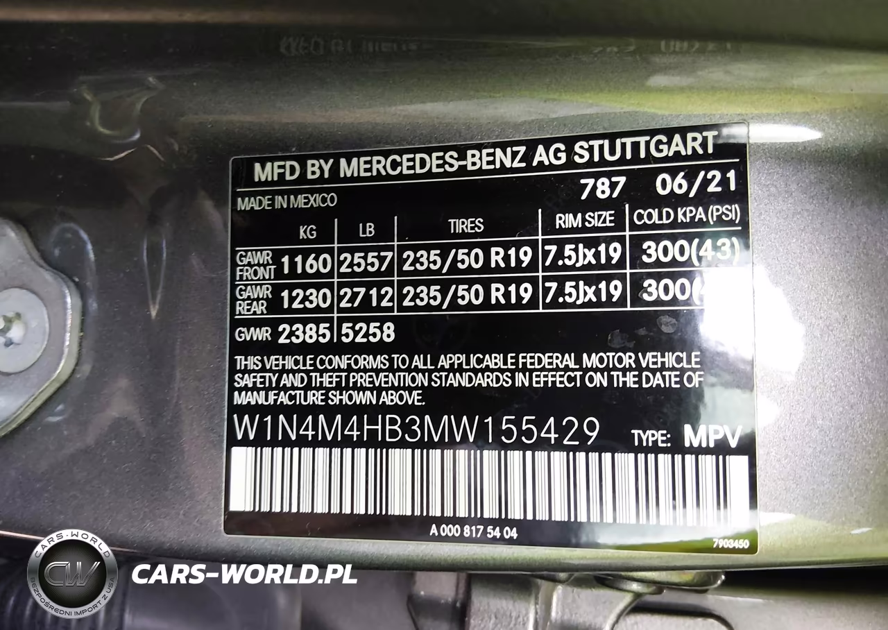 2021 Mercedes-Benz Glb 250 4Matic VIN:W1N4M4HB3MW155429 - 9