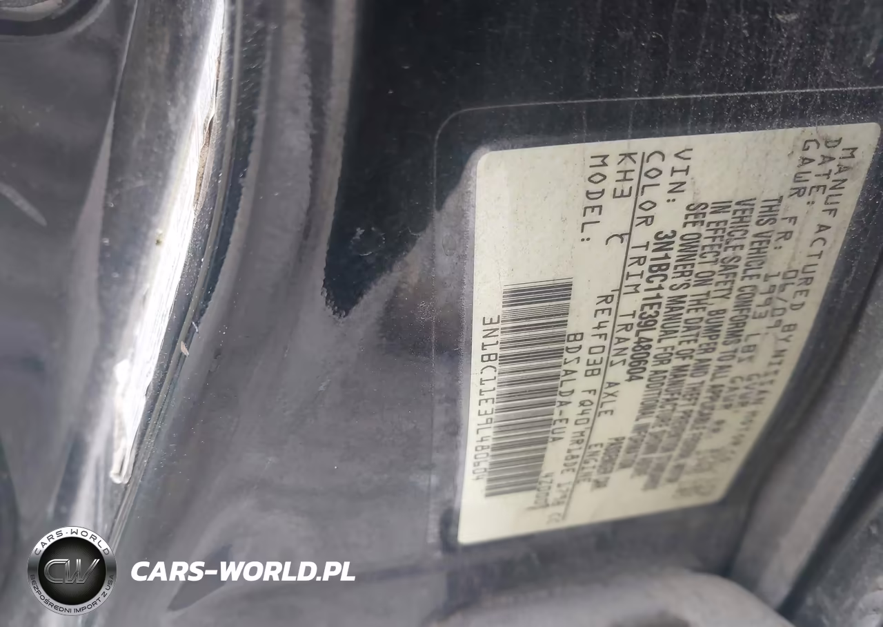 2009 Nissan Versa 1.8S VIN:3N1BC11E39L480604 - 9
