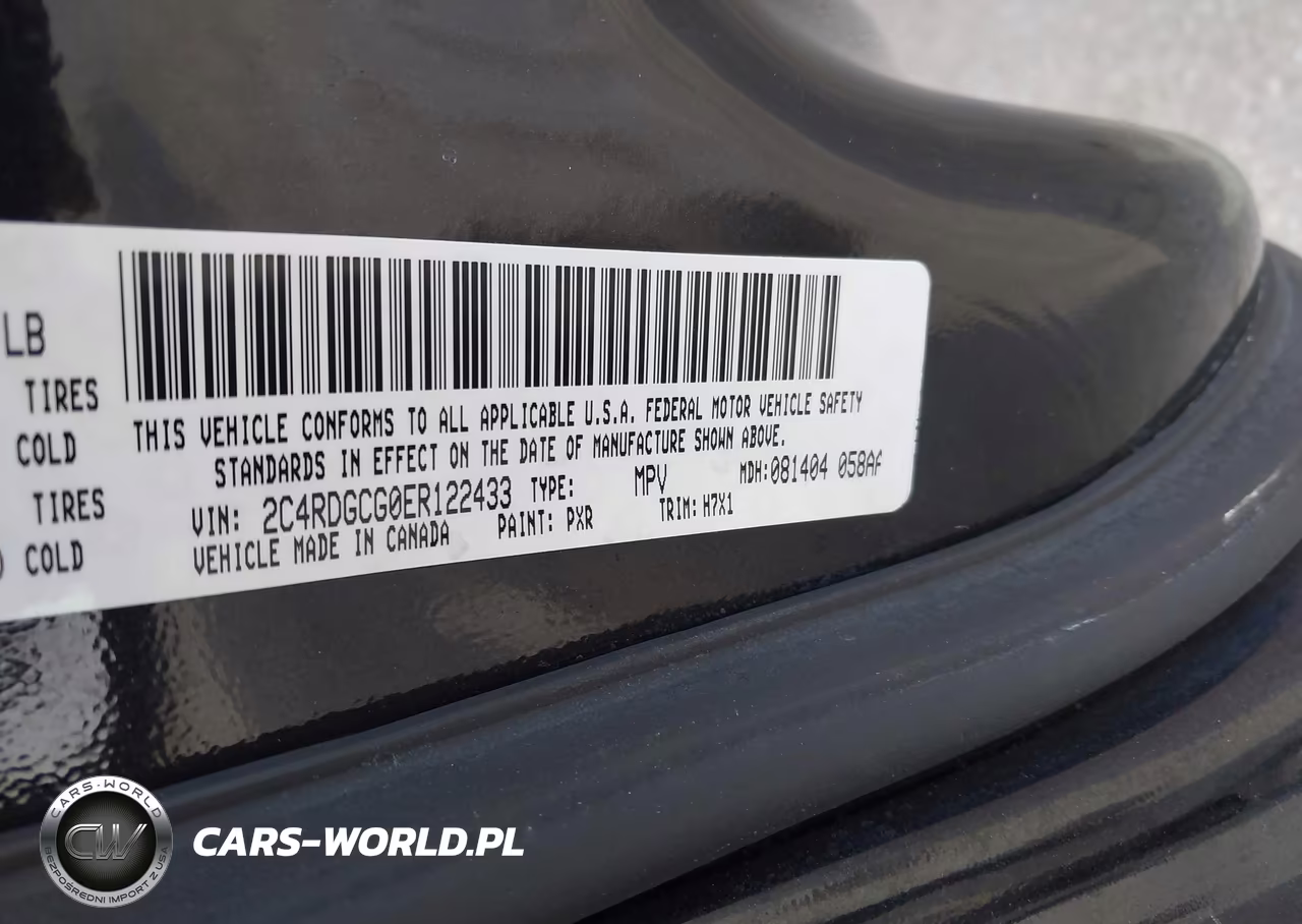 2014 Dodge Grand Caravan Sxt VIN:2C4RDGCG0ER122433 - 9
