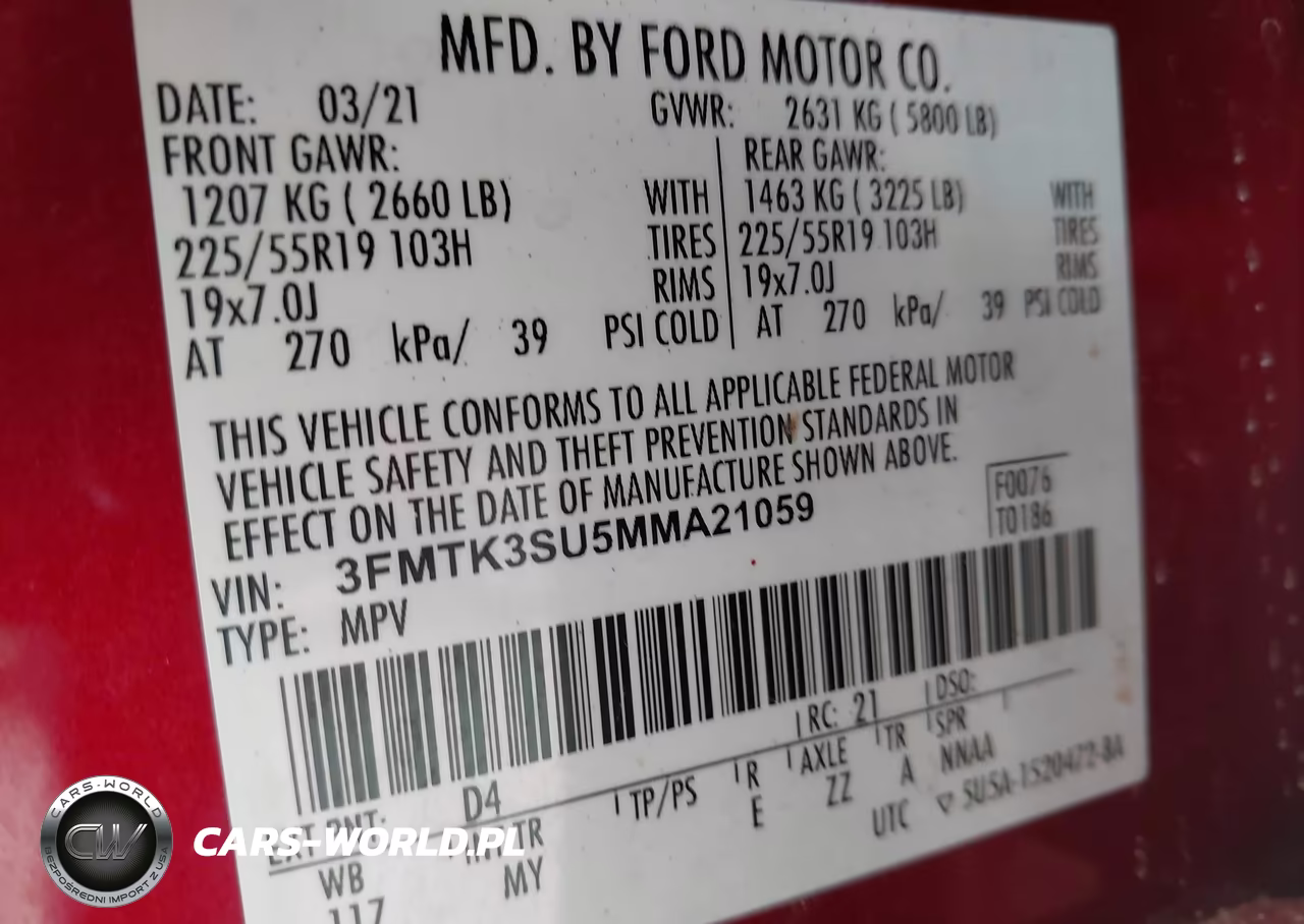 2021 Ford Mustang Mach-E Premium VIN:3FMTK3SU5MMA21059 - 9