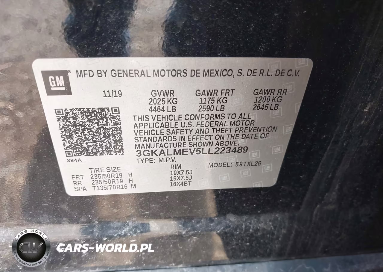 2020 GMC Terrain Fwd Sle VIN:3GKALMEV5LL223489 - 9