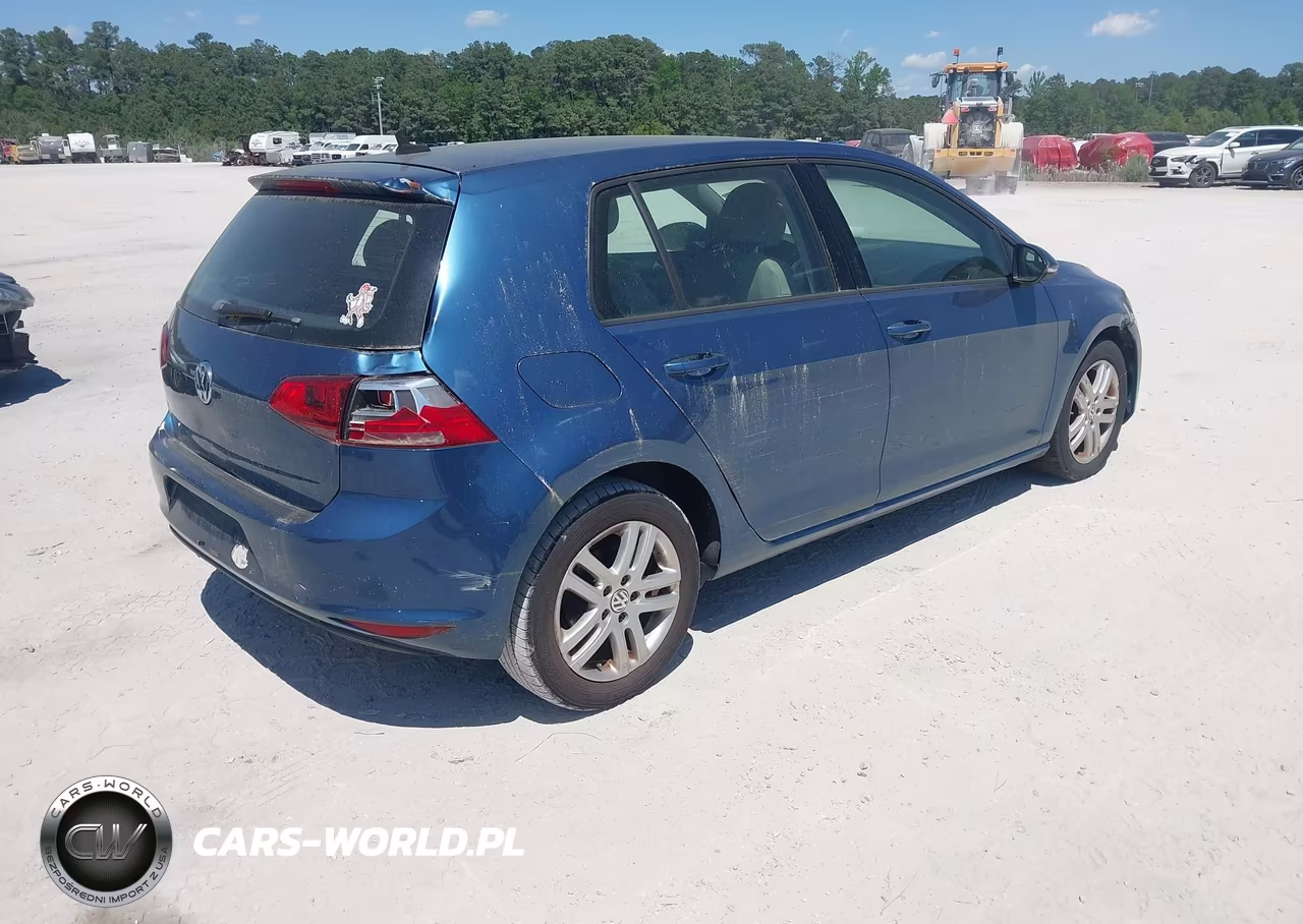 2015 Volkswagen Golf Tdi S 4-Door VIN:3VW2A7AU6FM024967 - 4