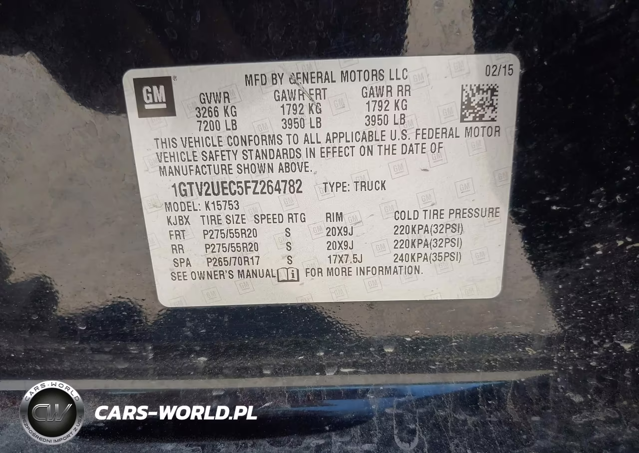 2015 GMC Sierra 1500 Sle VIN:1GTV2UEC5FZ264782 - 9