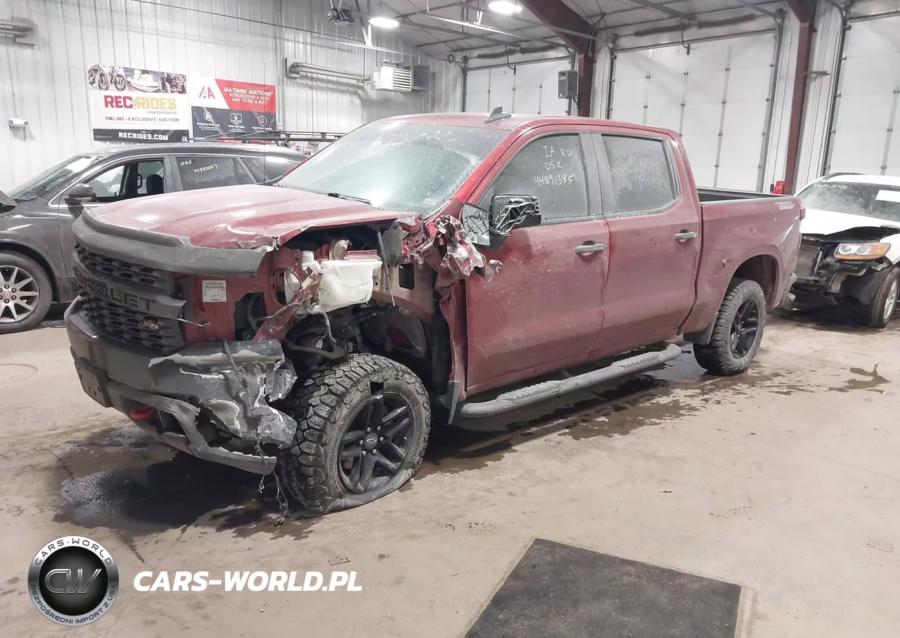 2021 Chevrolet Silverado 1500 4Wd Short Bed Custom Trail Boss VIN:3GCPYCEF0MG382716 - 2