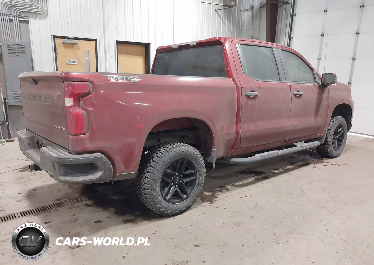 2021 Chevrolet Silverado 1500 4Wd Short Bed Custom Trail Boss VIN:3GCPYCEF0MG382716 - 4