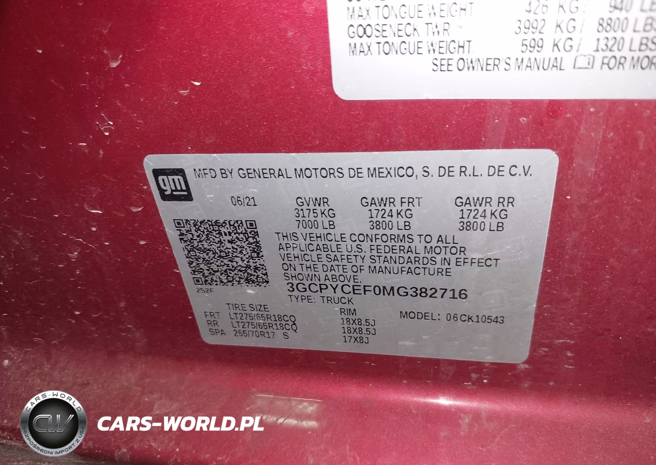 2021 Chevrolet Silverado 1500 4Wd Short Bed Custom Trail Boss VIN:3GCPYCEF0MG382716 - 9