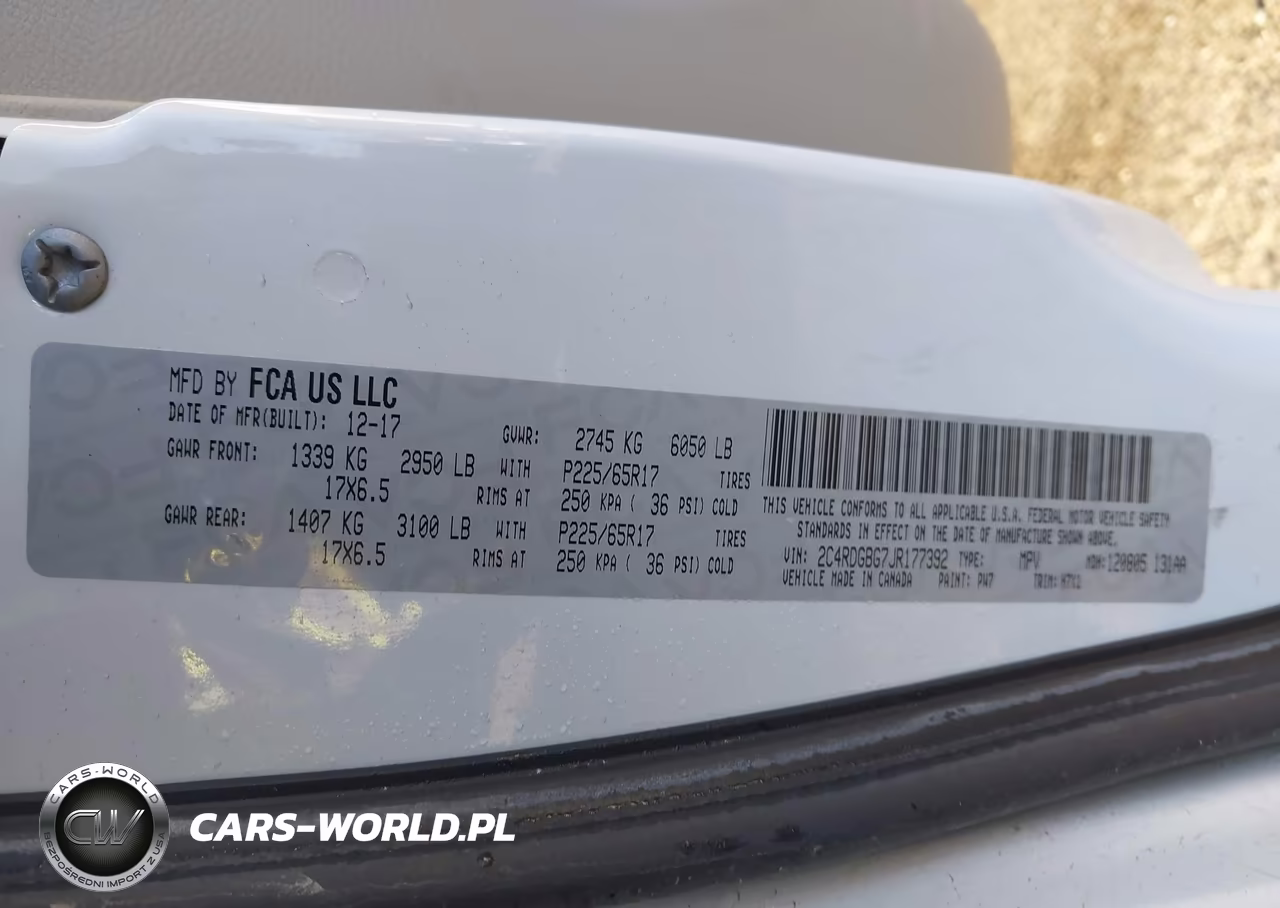 2018 Dodge Grand Caravan Se VIN:2C4RDGBG7JR177392 - 9