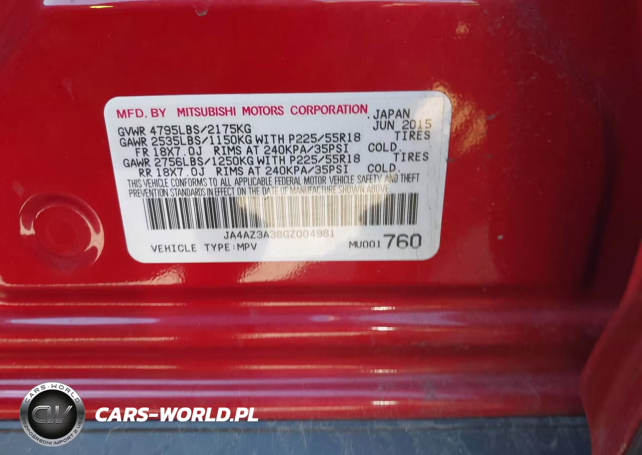 2016 Mitsubishi Outlander Se VIN:JA4AZ3A38GZ004981 - 9