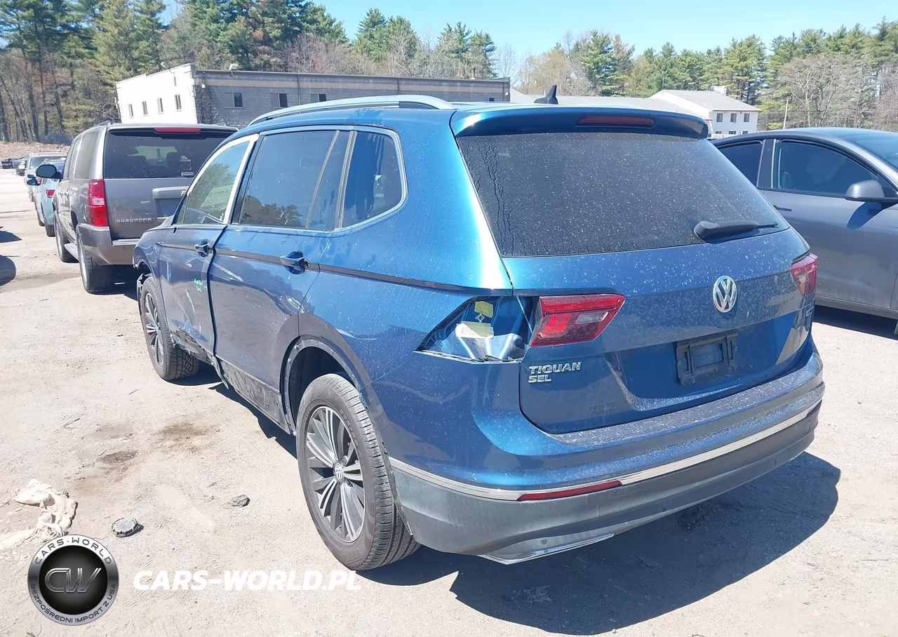 2019 Volkswagen Tiguan 2.0T Se-2.0T Sel-2.0T Sel R-Line-2.0T Sel R-Line Black VIN:3VV2B7AX8KM026760 - 3