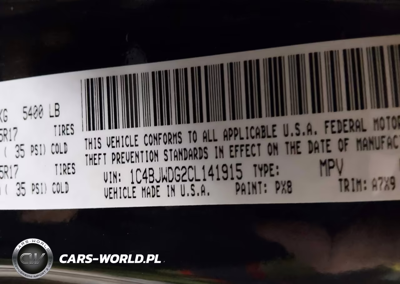 2012 Jeep Wrangler Unlimited Sport VIN:1C4BJWDG2CL141915 - 9