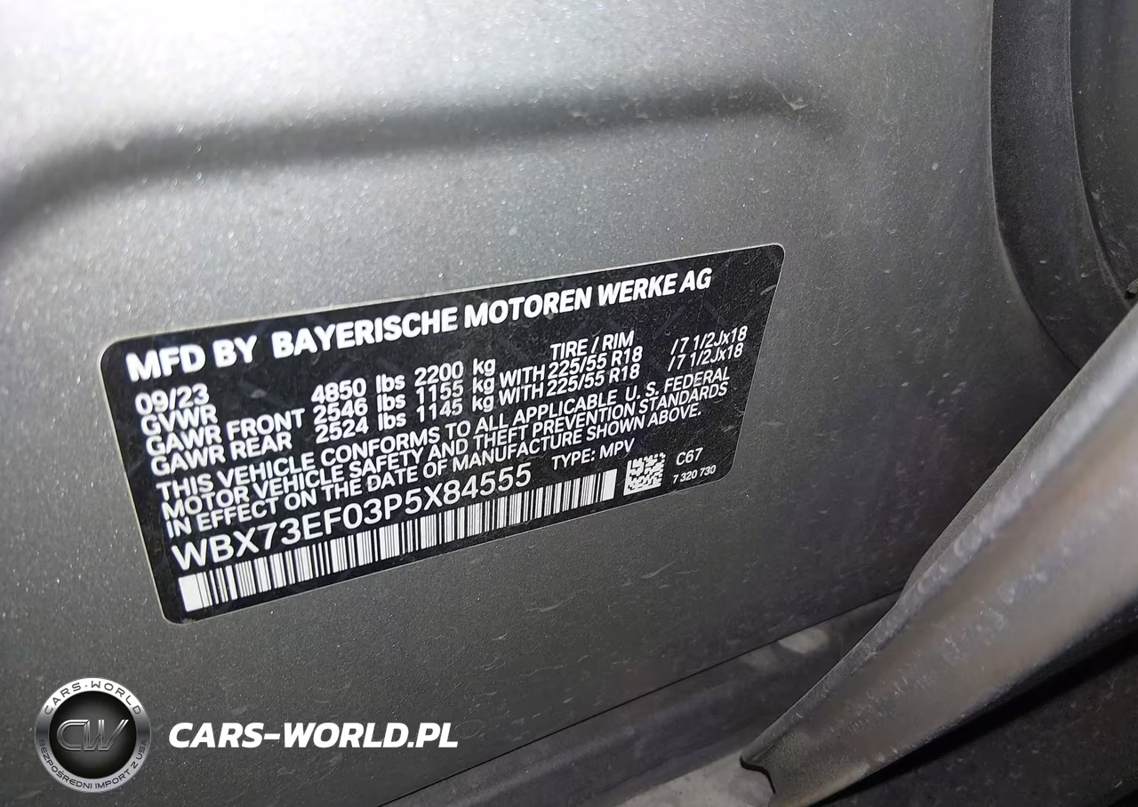 2023 BMW X1 xDrive28I VIN:WBX73EF03P5X84555 - 9