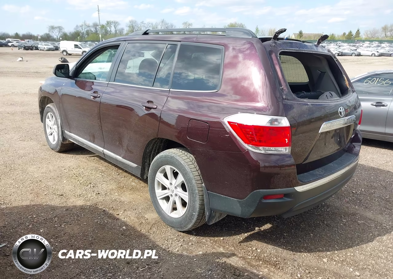 2012 Toyota Highlander Se V6 VIN:5TDBK3EH1CS119132 - 3