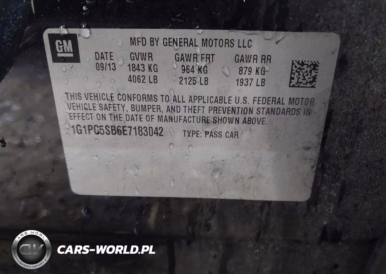 2014 Chevrolet Cruze 1Lt Auto VIN:1G1PC5SB6E7183042 - 9