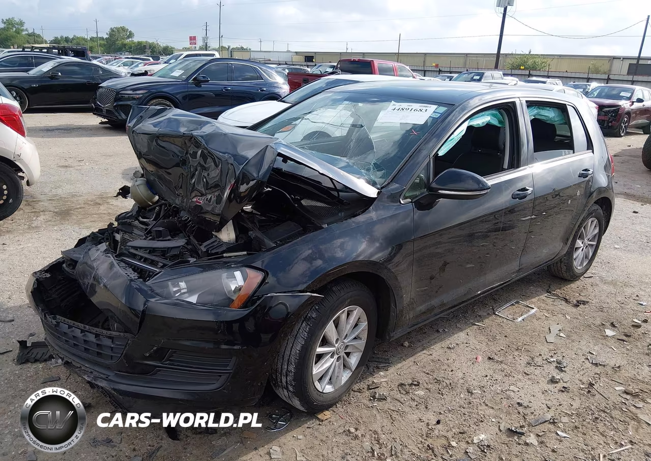 2015 Volkswagen Golf Tsi S 4-Door VIN:3VW217AU3FM011562 - 2
