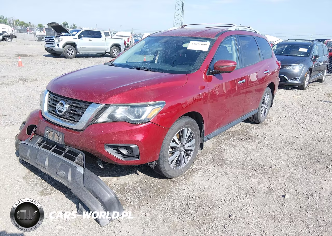 2018 Nissan Pathfinder S-Sv-Sl-Platinum VIN:5N1DR2MN6JC666770 - 2