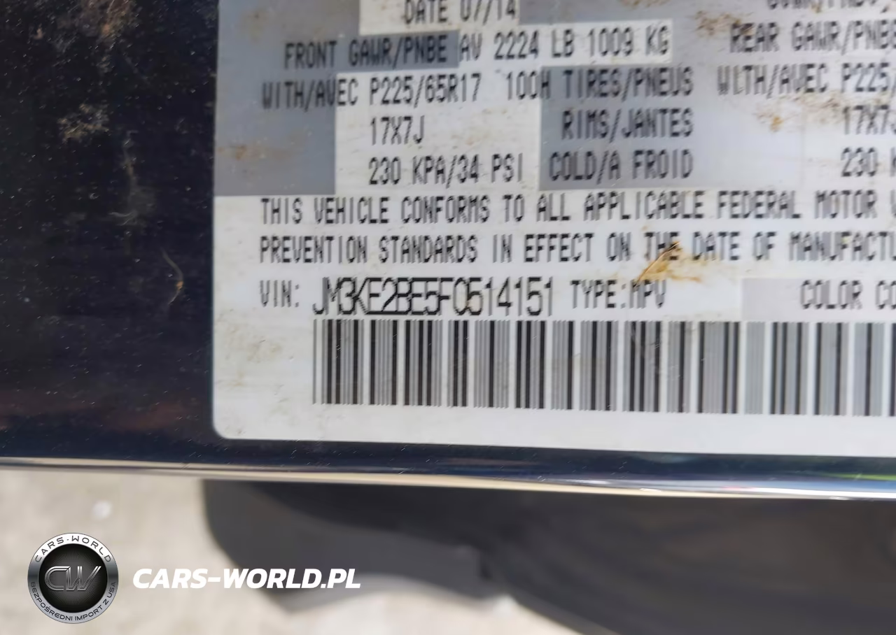 2015 Mazda Cx-5 Sport VIN:JM3KE2BE5F0514151 - 9
