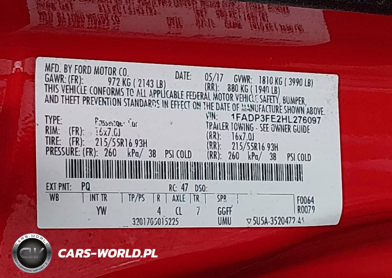 2017 Ford Focus Se VIN:1FADP3FE2HL276097 - 9
