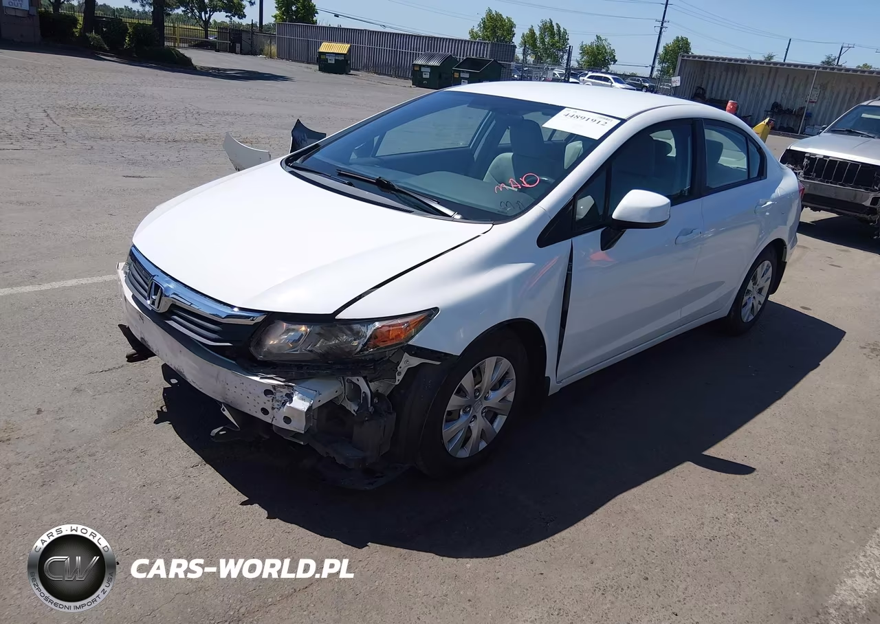 2012 Honda Civic Lx VIN:19XFB2F55CE322079 - 2