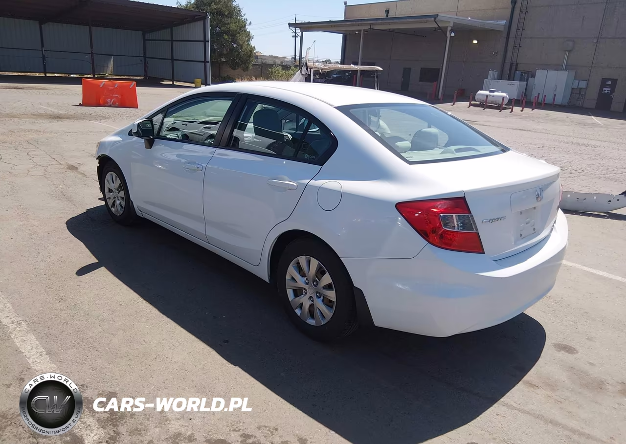 2012 Honda Civic Lx VIN:19XFB2F55CE322079 - 3