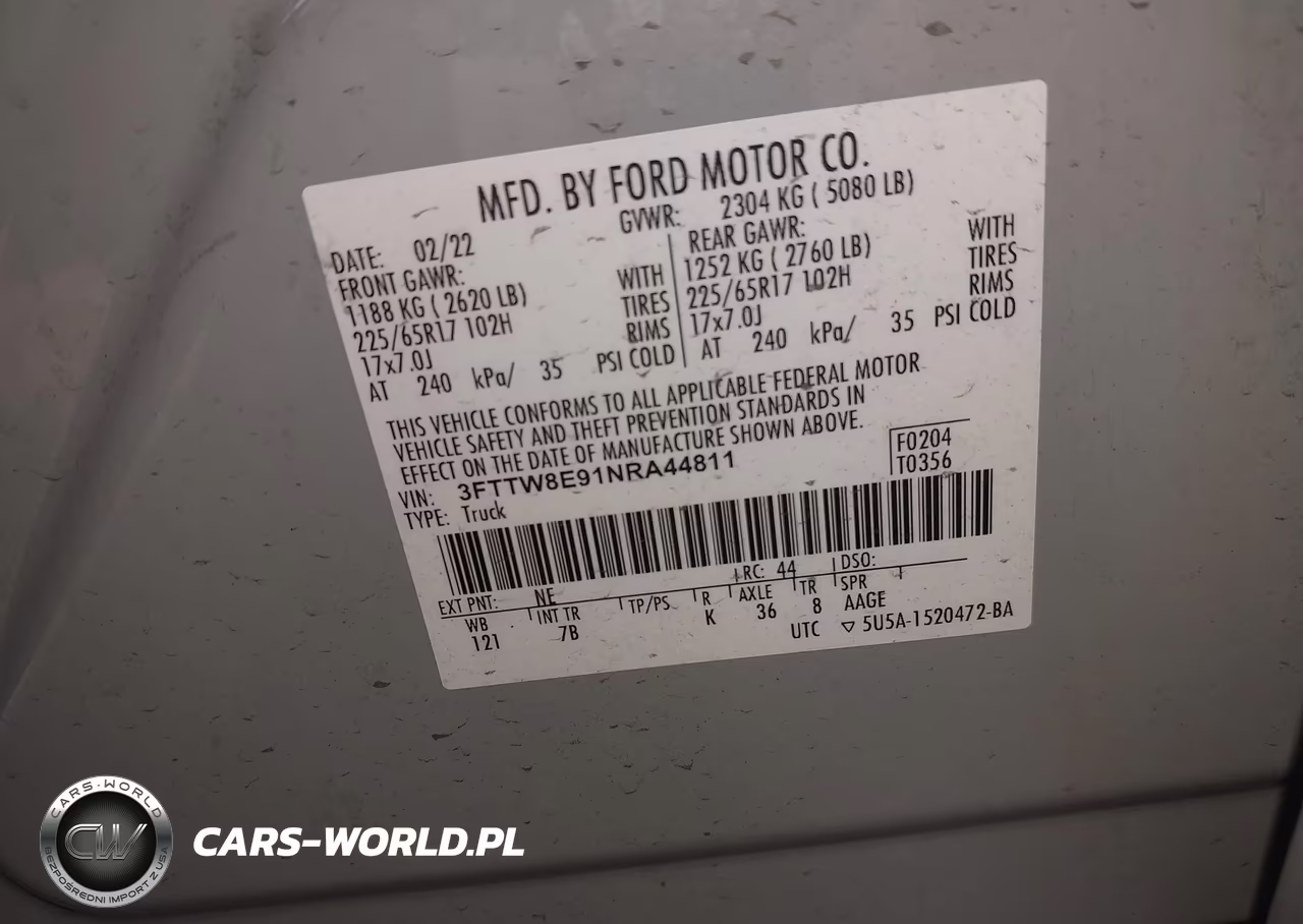 2022 Ford Maverick Xlt VIN:3FTTW8E91NRA44811 - 9