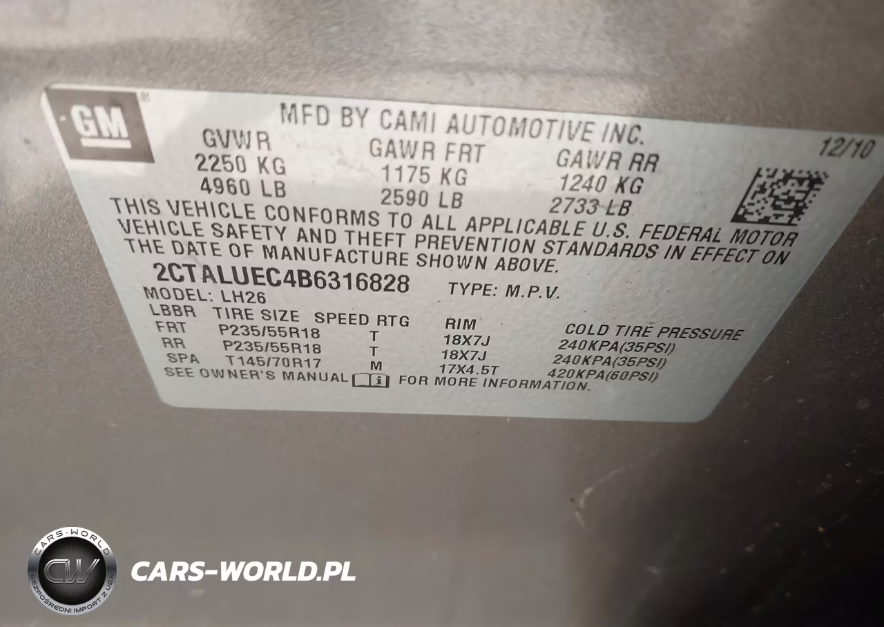2011 GMC Terrain Slt-1 VIN:2CTALUEC4B6316828 - 9