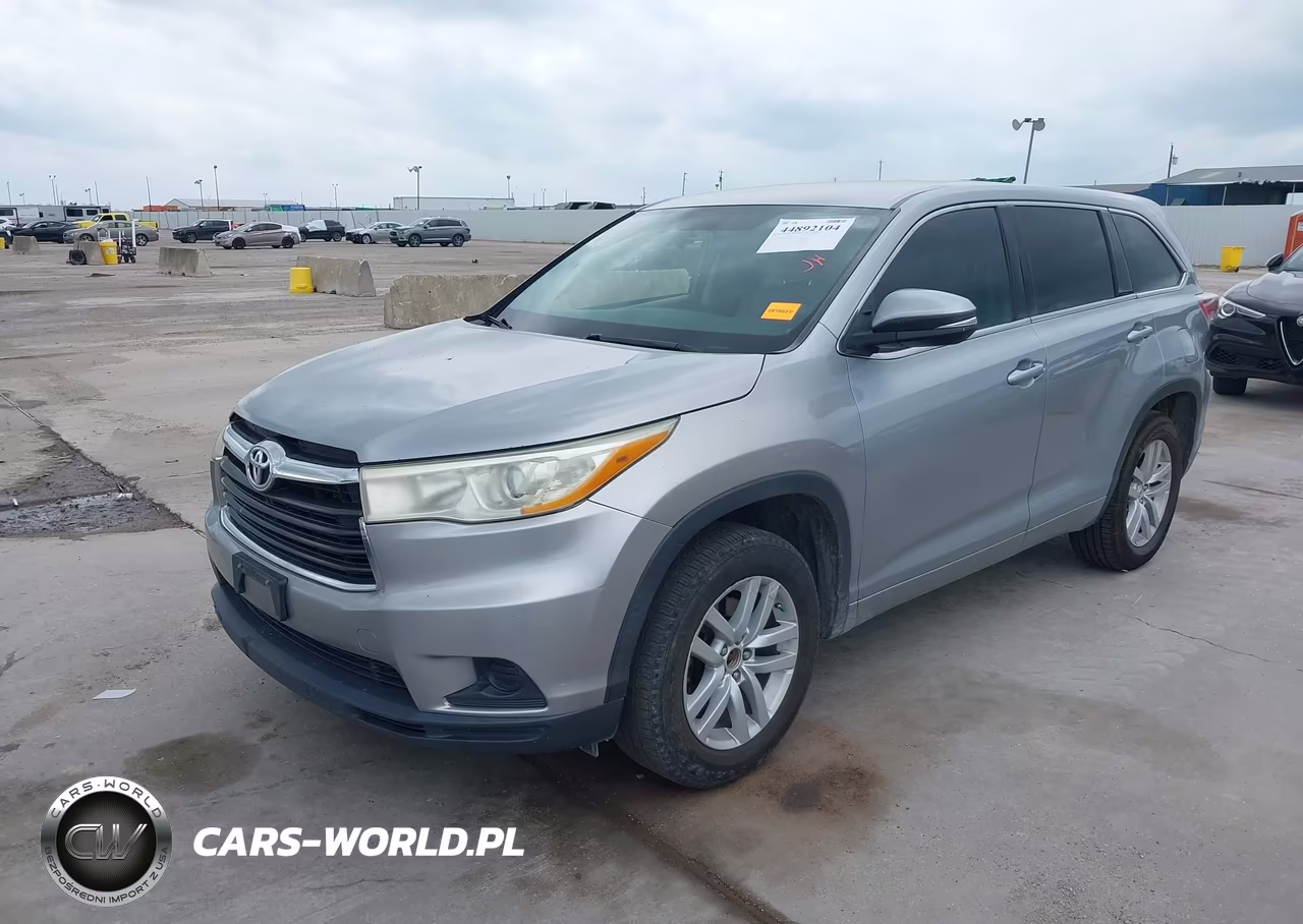2014 Toyota Highlander Le V6 VIN:5TDZKRFH5ES013723 - 2