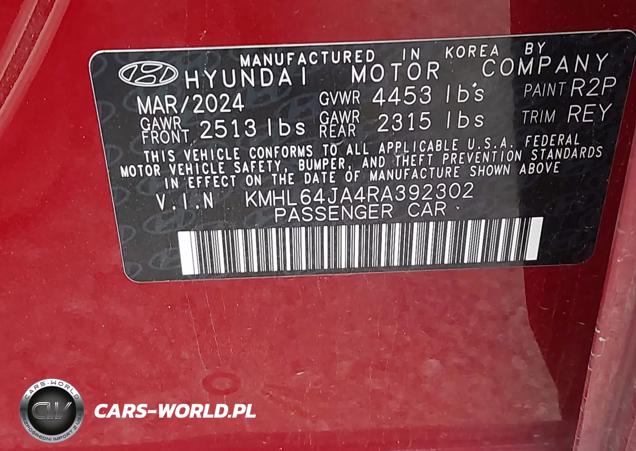 2024 Hyundai Sonata Sel VIN:KMHL64JA4RA392302 - 9