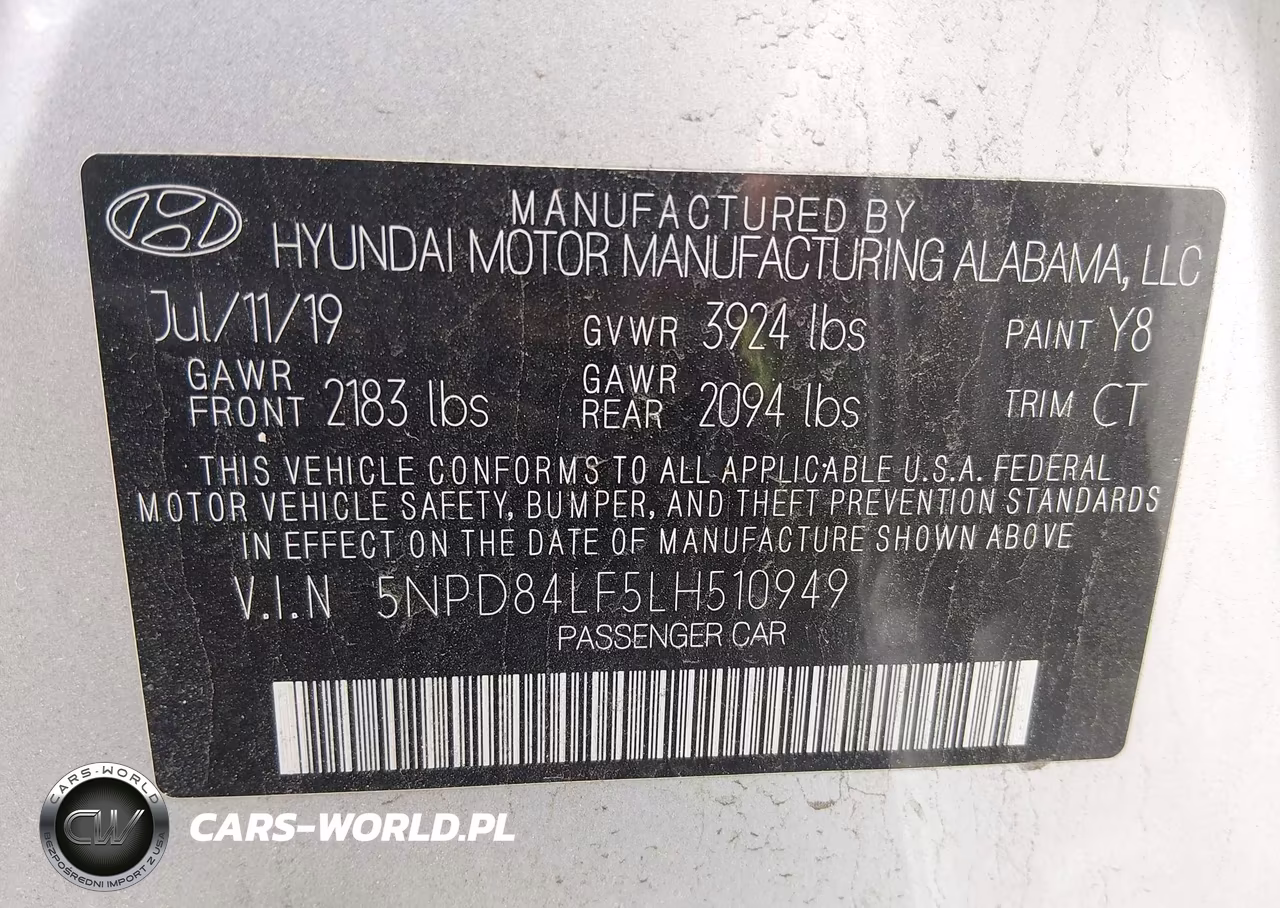 2020 Hyundai Elantra Value Edition VIN:5NPD84LF5LH510949 - 9