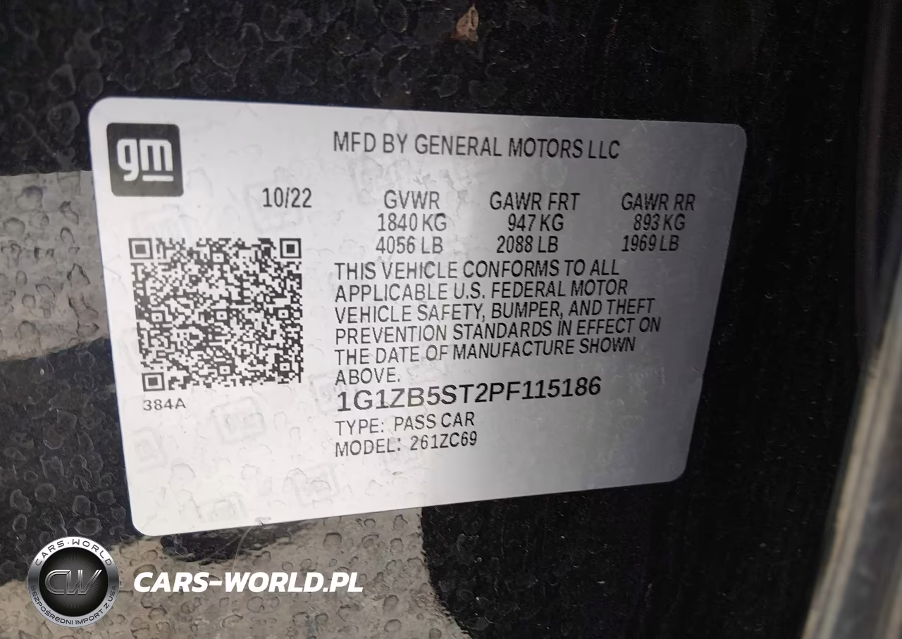2023 Chevrolet Malibu Fwd Ls VIN:1G1ZB5ST2PF115186 - 9
