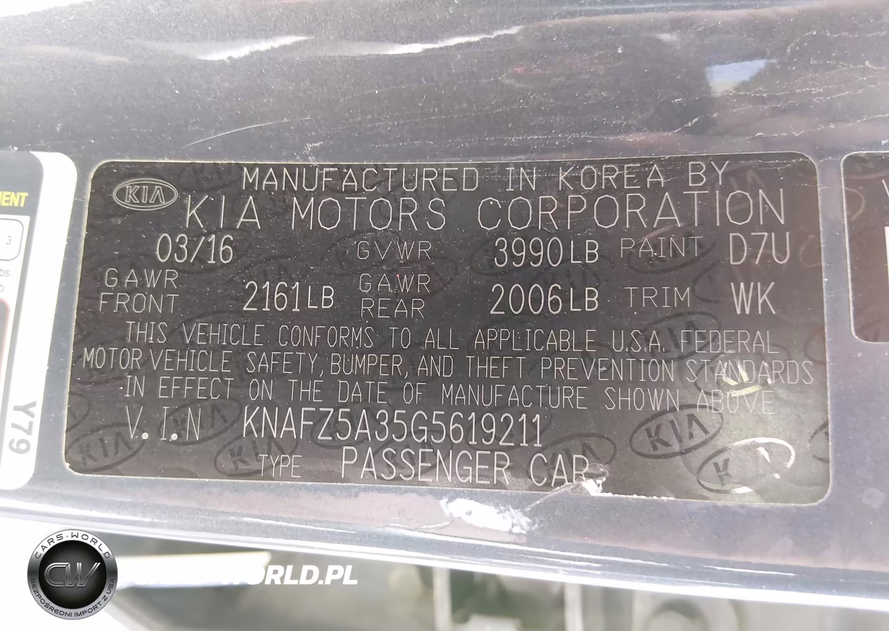 2016 Kia Forte Sx VIN:KNAFZ5A35G5619211 - 9