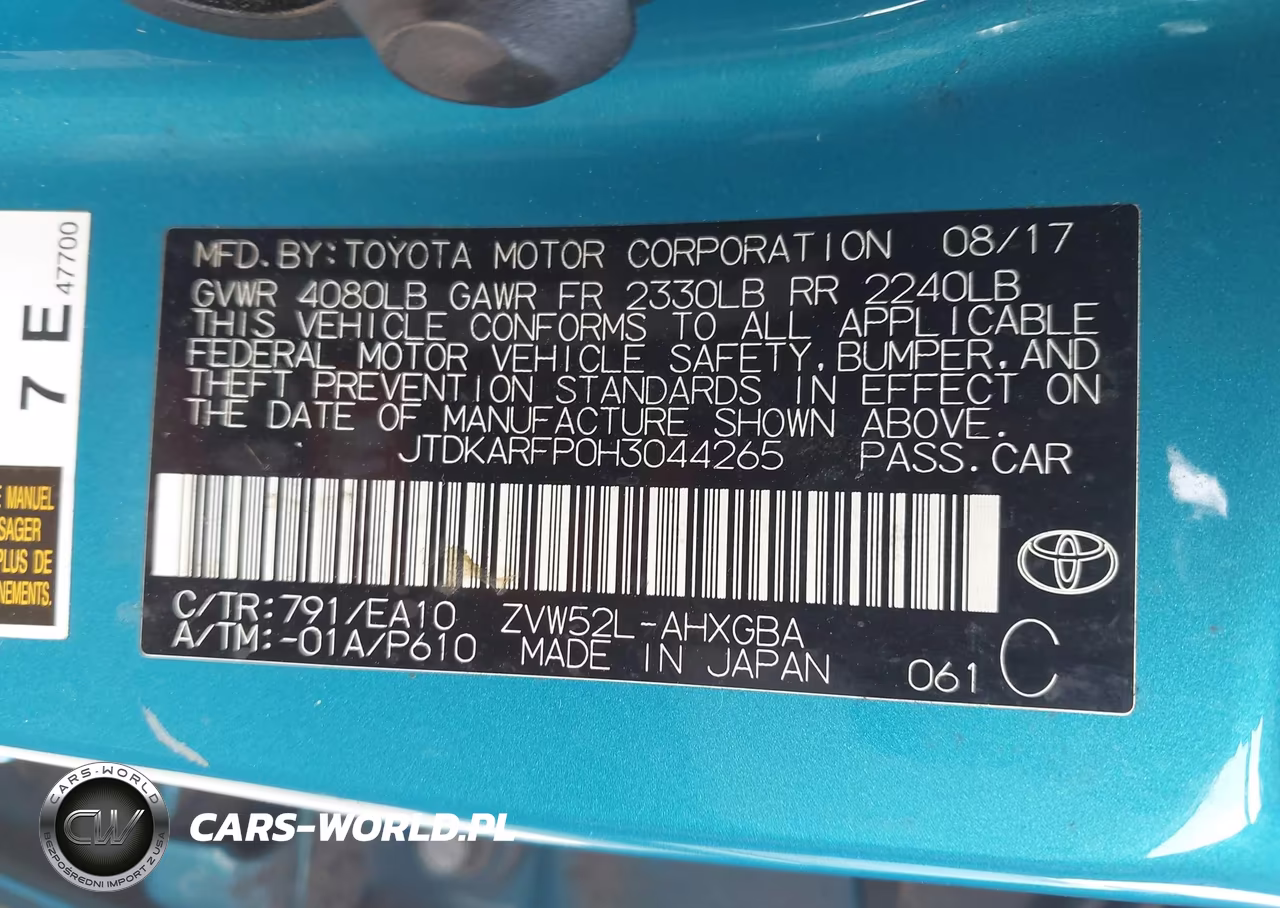 2017 Toyota Prius Prime Premium VIN:JTDKARFP0H3044265 - 9