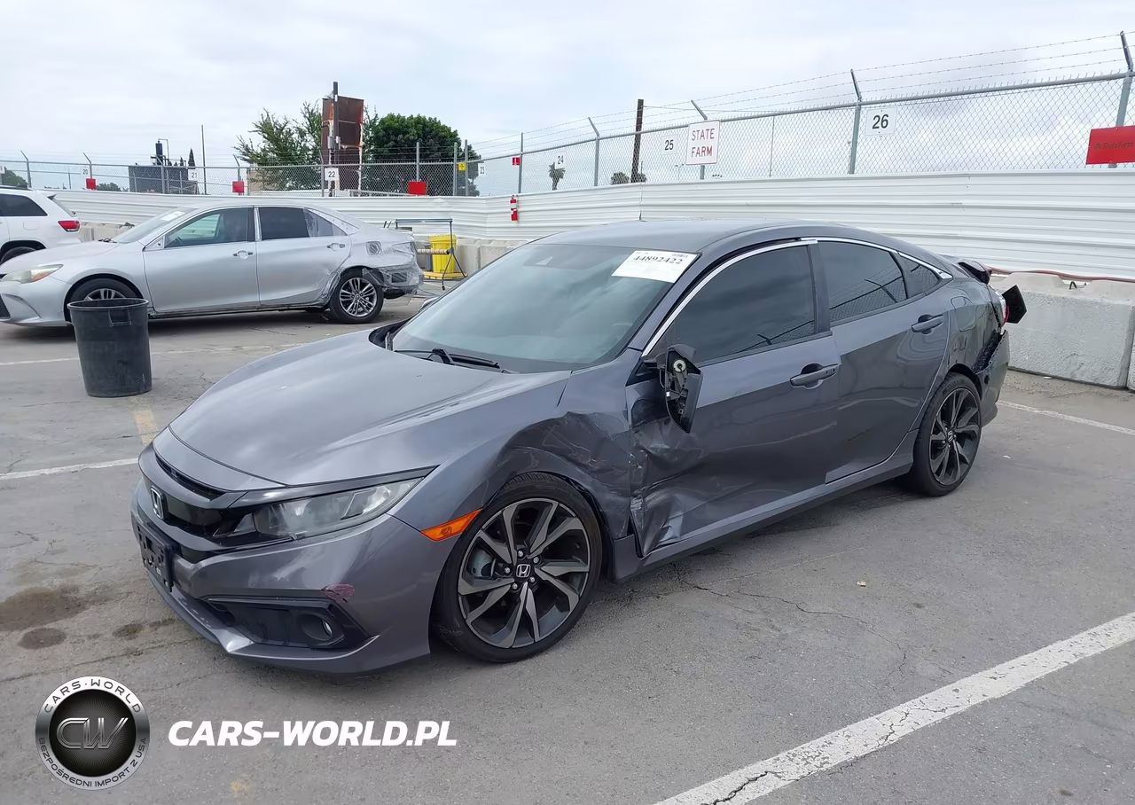 2020 Honda Civic Sport VIN:2HGFC2F86LH597666 - 2
