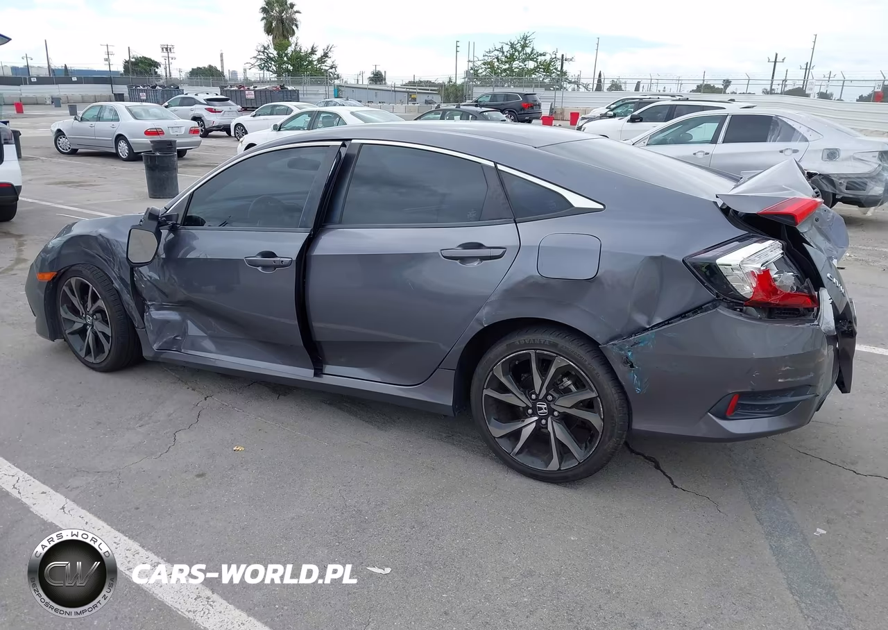 2020 Honda Civic Sport VIN:2HGFC2F86LH597666 - 3