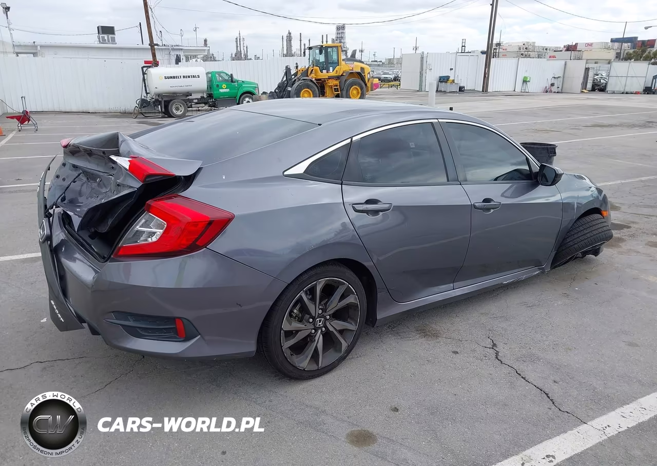 2020 Honda Civic Sport VIN:2HGFC2F86LH597666 - 4