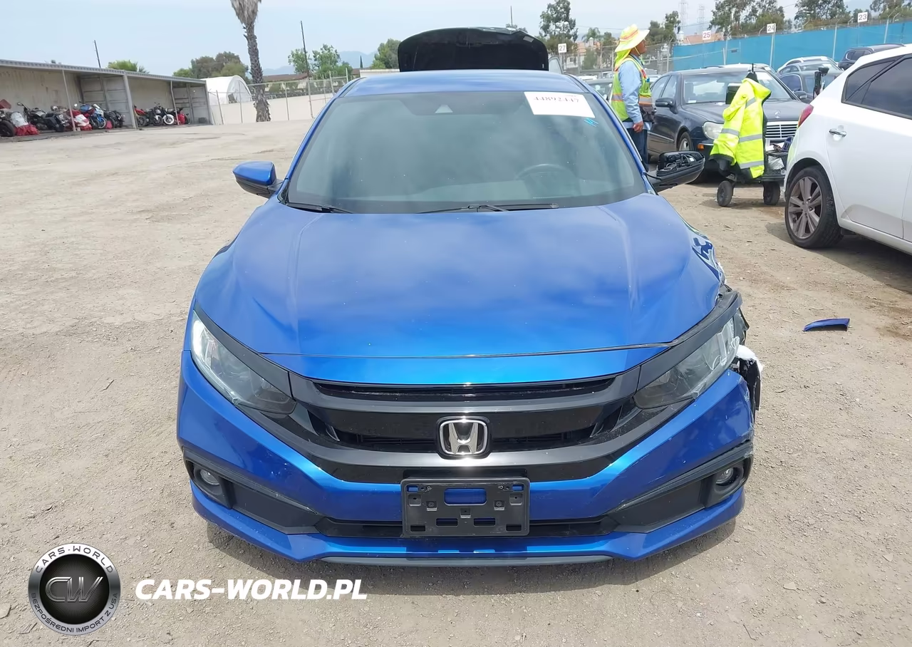 2020 Honda Civic Sport VIN:19XFC2F89LE211445 - 11