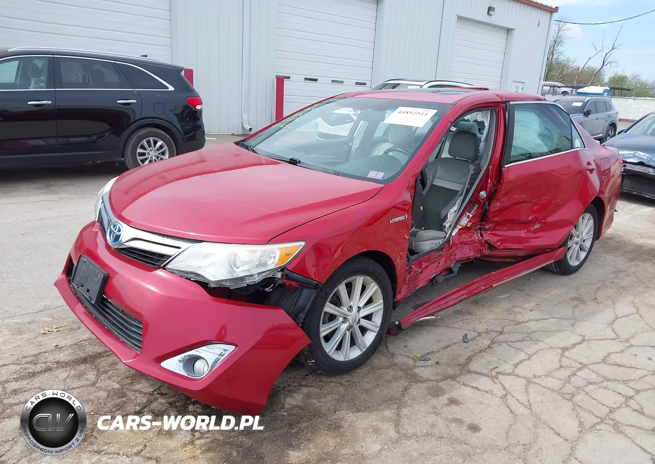 2012 Toyota Camry Hybrid Xle VIN:4T1BD1FK1CU007236 - 2